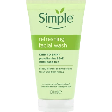 SIMPLE Refreshing Facial Wash 150ml - Rokomari product